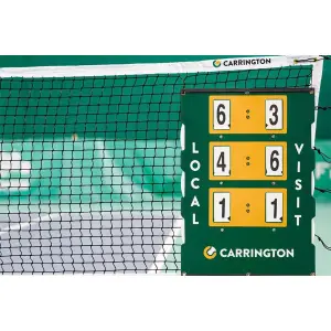 Engelsk tennis-resultattavle Carrington