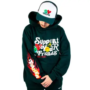 Sweatshirt à capuche Tealer Support Your Friends image-1