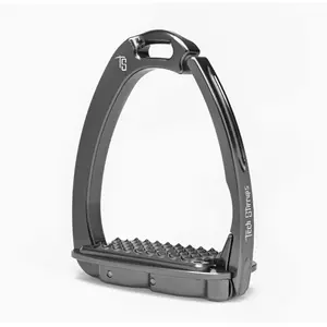 Safety stirrups for equestrian use Tech Stirrups Venice Flat Evo Swarovski image-0