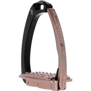 Safety stirrups for equestrian use Tech Stirrups Venice Sloped Evo Swarovski image-5