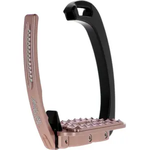 Safety stirrups for equestrian use Tech Stirrups Venice Sloped Evo Swarovski image-6