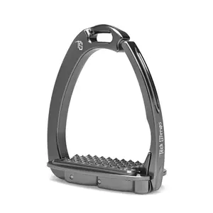 Safety stirrups for equestrian use Tech Stirrups Venice Sloped Evo Swarovski image-0