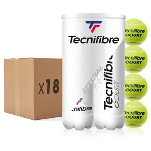 4er Pack Tennisbälle Tecnifibre Court image-2