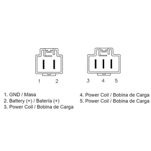 Spanningsregelaar motorfiets Tecnium Dze Mosfet image-1