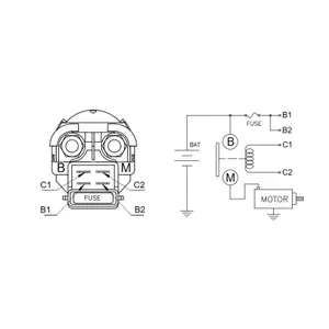 Motorcycle Flasher Relay Tecnium Honda XRV 750 Africa Twin (RD04) / Honda XL 600 V Transalp (PD10) image-1