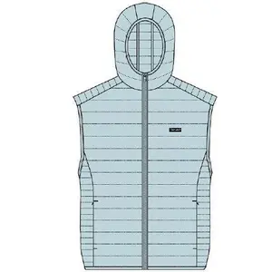 Children's sleeveless hooded down jacket Teddy Smith Terry image-0