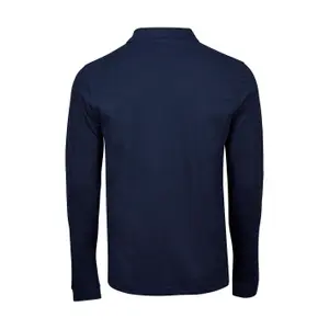 Long sleeve polo shirt Tee Jays Luxury image-1