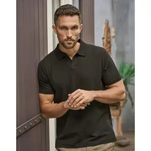 V-neck polo Tee Jays Luxury Stretch image-1
