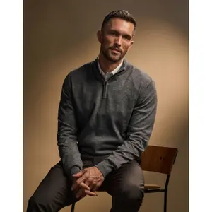 Half zip højhalset trøje Tee Jays image-4