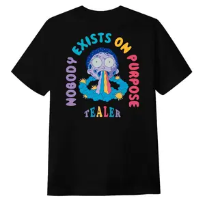 T-shirt Tealer Rick & Morty Rainbow Blurp  image-0