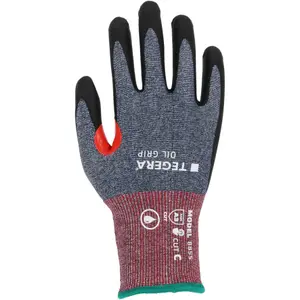 Cut-Resistant Gloves TEGERA Crf Oil Grip 8855R image-1