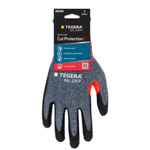 Cut-Resistant Gloves TEGERA Crf Oil Grip 8855R image-5