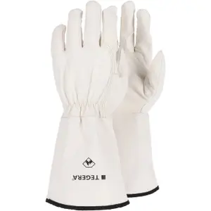Goatskin Leather Protective Gloves TEGERA image-0
