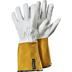 Goat leather protective gloves TEGERA image-0