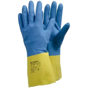 Slightly padded chemical protection gloves TEGERA image-0