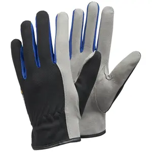 Soft synthetic leather protective gloves TEGERA