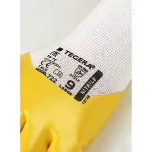 Synthetic nitrile work gloves TEGERA image-0
