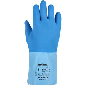 Soft natural latex protective gloves TEGERA 0,5 mm image-1