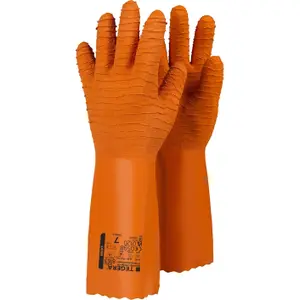 Natural latex protective gloves TEGERA image-0