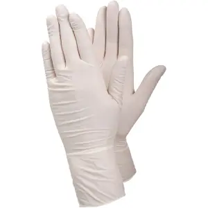 Disposable latex gloves with elastic fit TEGERA image-0