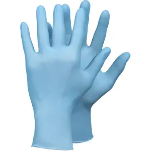 Chlorinated disposable nitrile gloves TEGERA image-0