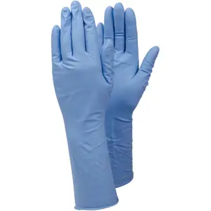 Nitrile disposable gloves with cuff TEGERA image-0