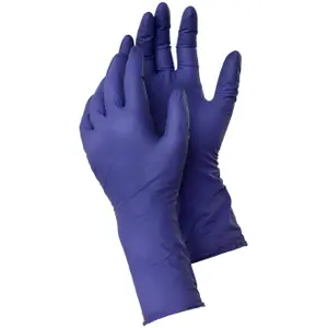 Unpowdered nitrile disposable gloves TEGERA image-0