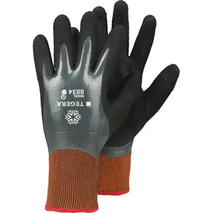 Warm and comfy fleece-lined knitted protective gloves TEGERA image-0
