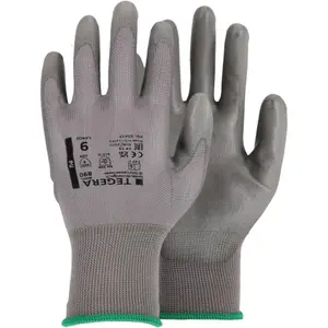 Thin and flexible synthetic knit protective gloves TEGERA image-0