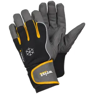 Winter lined protective gloves with wrist support TEGERA Pro Microthan image-0