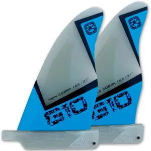 Surfbrädans fena Tekknosport G-10 Twin Cobra US Box
