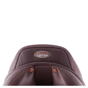 Leather jumping saddle for horses Tekna LeTek S-LineQC image-2