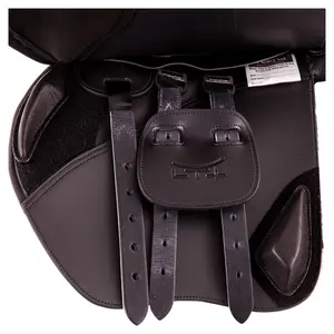 Selle d'obstacle pour cheval en cuir Tekna LeTek Plus S-Line QC image-1