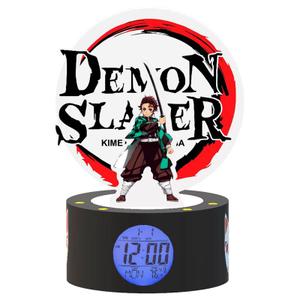 3760158117551-figur-teknofun-demon-slayer-kimetsu-no-yaiba-tanjiro-kamado-alarm-clock-brun-22-cm