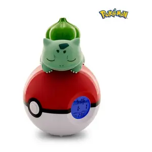 Podświetlany budzik Teknofun Pokémon Pokeball Bulbizarre image-0