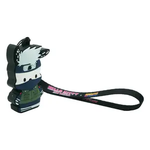 Llavero de PVC Teknofun Naruto Shipudden x Hello Kitty Pochacco Kakashi image-1