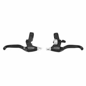 Par de manetas de freno para bicicletas de montaña 4 palancas con timbre integrado compatible twist grip Tektro V-Brake Tektro image-0