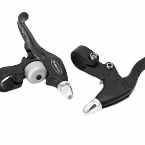 Par de manetas de freno para bicicletas de montaña 4 palancas con timbre integrado compatible twist grip Tektro V-Brake Tektro image-2