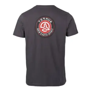 T-shirt a maniche corte con stampe in cotone biologico Ternua Quarry image-1