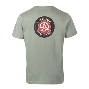 T-shirt a maniche corte con stampe in cotone biologico Ternua Quarry image-1