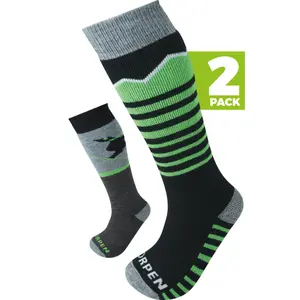 6710008-3830-skisocken-fur-kinder-ternua-s2kne-merino-ski-eco-x2-grun