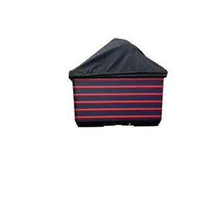 Cesto universal para transporte de bicicletas com proteção contra a chuva The Basky Company Breizh image-0