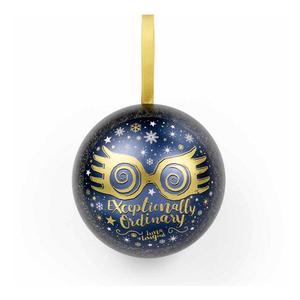 Decorazione per albero di Natale con collana - occhiali luna lovegood The Carat Shop Potter