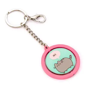 Keychain The Carat Shop Pusheen "Hi , Bye" Spinning image-0
