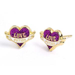crt-wes0053-orecchini-con-pozione-d-amore-placcati-in-oro-the-carat-shop-the-harry-potter-oro-viola-10-mm