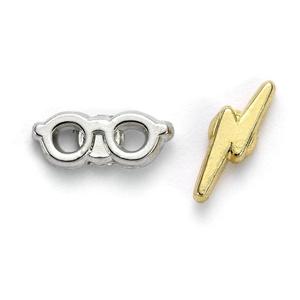 crtwe0176-boucles-d-oreilles-eclair-lunettes-the-carat-shop-the-harry-potter-argente-dore-10-mm