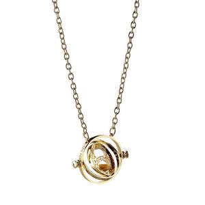 Plated pendant and necklace The Carat Shop The Harry Potter Spinning Time Turner (Plaqué Or) image-1