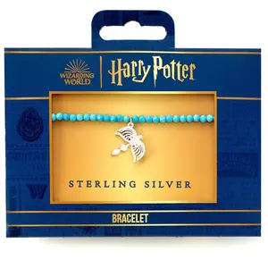Pulsera con charm de perlas diadema de Ravenclaw 925 mujer The Carat Shop Harry Potter image-1