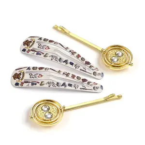 Time Turner Hair Clip Set for Girls The Carat Shop (x4) image-0
