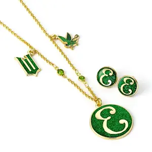Ensemble collier avec boucles d'oreilles femme The Carat Shop Elphaba - Wicked